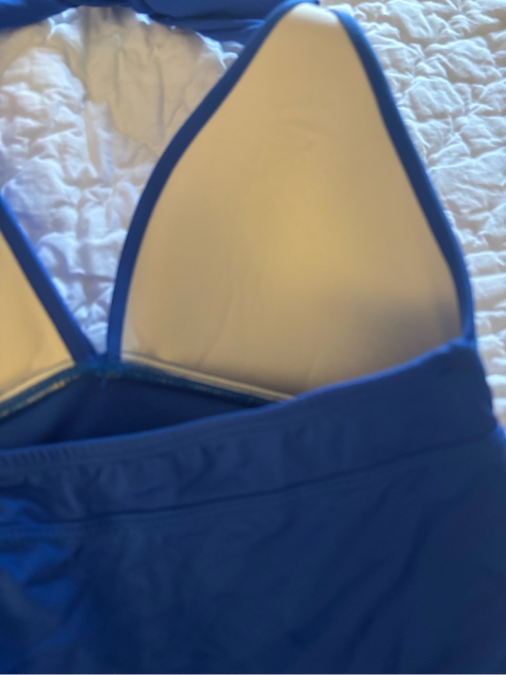 APT. 9 Royal Blue Halter Tankini Top Size M NEW! - Picture 6 of 6